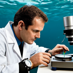 전문 다이버를 위한 시계 추천 - Watch Durability Test**

"A fully clothed professional technician in a lab coat, examining a diver's...