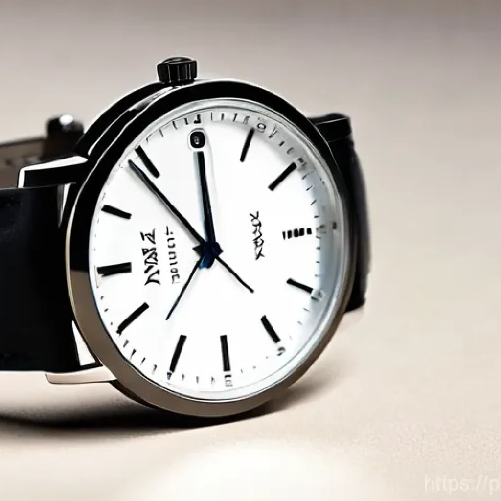아르마니 익스체인지 시계 추천 - **Prompt 1: Minimalist Urban Elegance**
A sophisticated, close-up shot of a wrist wearing a mini...