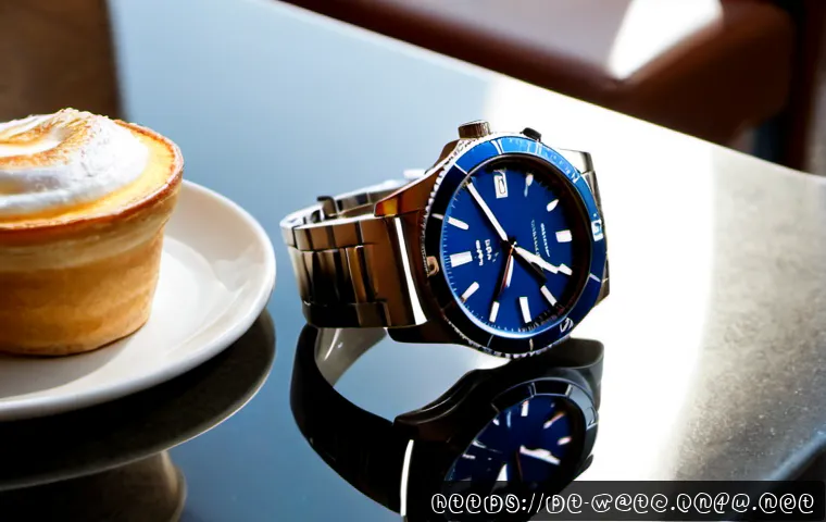 Home 17 오메가 씨마스터와 아쿠아테라 비교 - Photorealistic luxury watch comparison on a sunlit Lisbon café table, two elegant stainless steel wr...